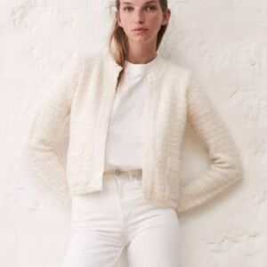 Sandro Tweed Cardigan